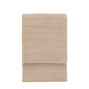 Florence Knit Throw Taupe 1300x1700mm