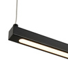 Lampa wisząca BEAM-120 LED - czarna oprawa liniowa