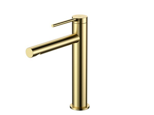 FDesign COLIBRI Bateria umywalkowa nablatowa – złoty szczotkowany – FD1-CLB-2L-57