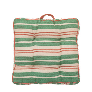 Sina Stripe Woven Floor Cush Green 580x580x100mm