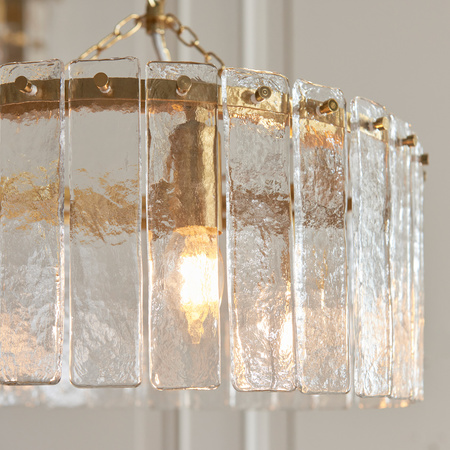 Karine 3 Pendant Light Brushed Aged Brass
