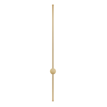 Lampa ścienna SPARO LED – oprawa liniowa złoty połysk, 120 cm