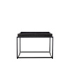 Stolik kawowy Forden Tray, czarny, 900 x 600 x 400 mm