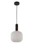 LAMPA WISZĄCA LOFT BIAŁO-CZARNA GATO