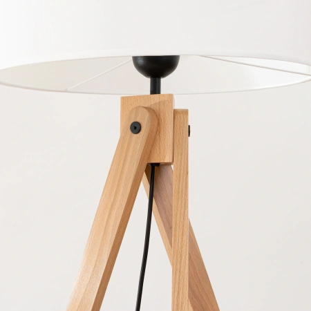 Lampa podłogowa NATT biała