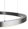Lampa wisząca CIRCLE 120 cm - LED, ring tytan szczotkowany