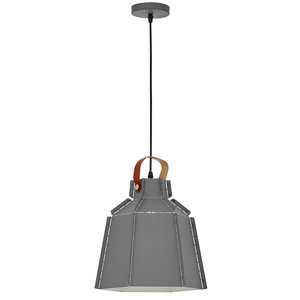 LAMPA SUFITOWA WISZĄCA LOFT SZARA MONA W1
