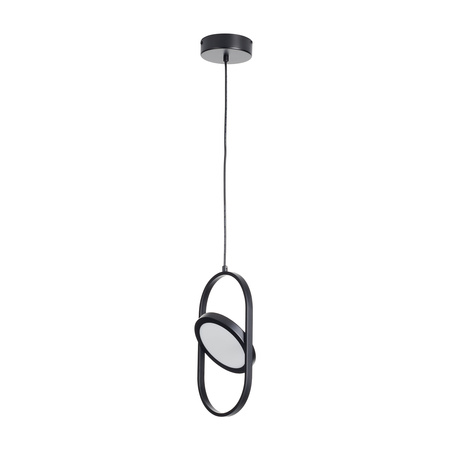 Lampa wisząca ELIPSE MINI, 32 cm - LED, czarna nowoczesna