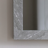 Romano Rectangle Mirror Marbled White 570x770mm