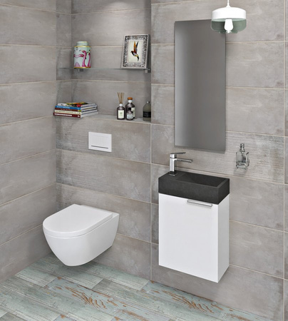 LATUS X szafka umywalkowa 39,4x50x22cm, biała