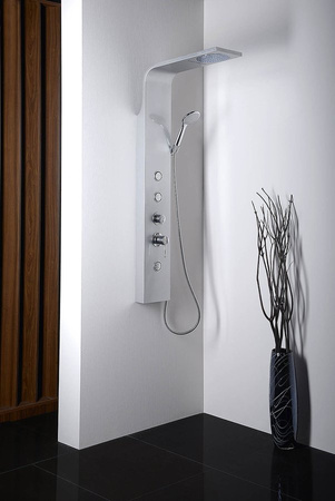 TUSA panel prysznicowy 200x1400mm, srebrny