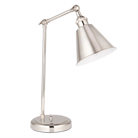 Hal Task Table Lamp Bright Nickel