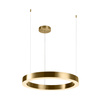 Lampa wisząca CIRCLE 60 cm - LED, ring mosiądz szczotkowany