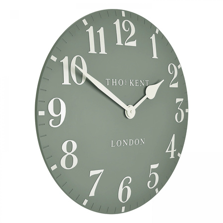 Arabic Wall Clock Seagrass 20in