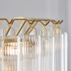 Toulouse 12 Pendant Light Clear Ribbed Glass