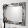 Rzeźbione lustro Louis w kolorze srebrnym 1190 x 890 mm