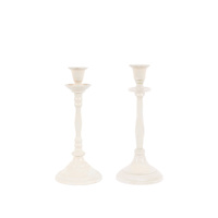 Altea Candlesticks Cream Set of 2
