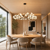 Lampa wisząca BOTANIKA 150 cm - czarna, G9, regulowana, designerska