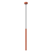 Lampa wisząca ARCHE 1 ochra czerwona