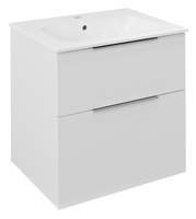 CIRASA szafka pod umywalkę 59,2x64x46cm, biały połysk