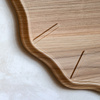 Harley Wall Clock Light Cedar 71cm