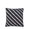 Hemsby Stripe Woven Cushion Ink 450x450mm