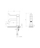 Y [Inclusive Design] bateria umywalkowa, chrom połysk