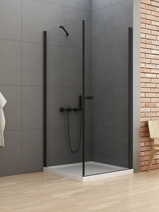 KABINA NEW SOLEO BLACK PROSTOKĄTNA U 70x90x195 CZYSTE 6mm ACTIVE SHIELD