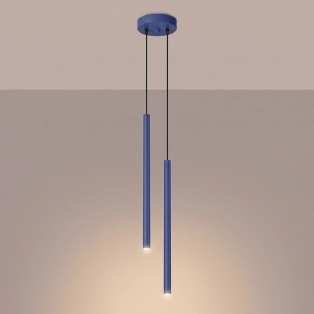 Lampa wisząca PASTELO 2 ultramaryna