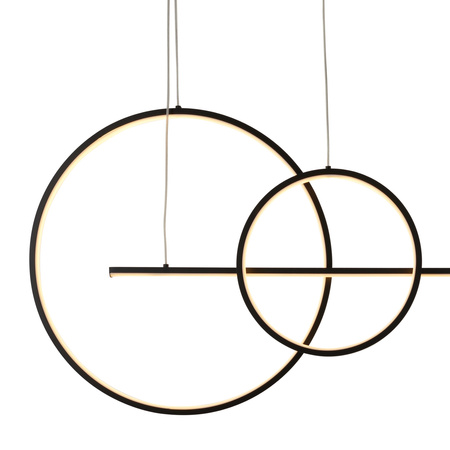 Lampa wisząca NEW AGE LED 120 cm - oprawa sufitowa czarna