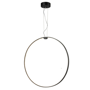 Lampa wisząca ACIRCULO 74 cm - czrny ring LED