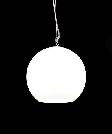 NOWOCZESNA LAMPA WISZĄCA SZKLANA BIAŁA MOLTON
