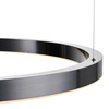 Lampa wisząca CIRCLE 100 cm - LED, ring tytan szczotkowany