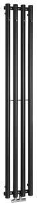 PILON grzejnik łazienkowy 270x1800mm, 4 wieszaki, czarny mat