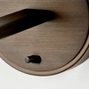 Daley Wall Light Bronze & Marble Faux Silk