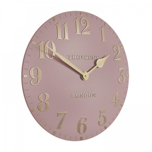 Arabic Wall Clock Blush Pink 20in