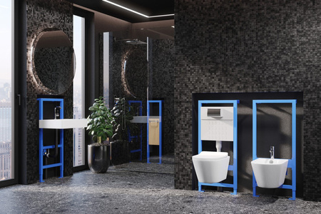 Stelaż podtynkowy do miski WC z Deską 40cm LAV 101