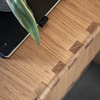 Craft 1 Drawer Bedside Natural 500x400x550mm