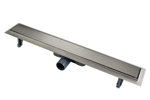 ODPŁYW LINIOWY ODWRACALNY Z RUSZTEM LUB POD PŁYTKĘ  60 CM stal szczotkowana