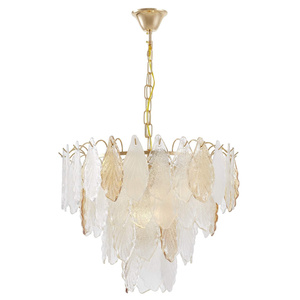 NOWOCZESNA LAMPA WISZĄCA ZŁOTA REGINA D50