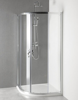 PROMOCJA kabina prysznicowa półokrągła 900x900x1900mm, szkło czyste