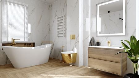 Grzejnik łazienkowy Lungo White 1320