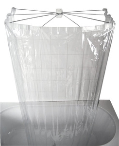 OMBRELLA kotara prysznicowa składana 100x70cm, przezroczysta