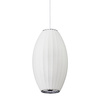 Lampa wisząca SILK BARREL biała 60 cm