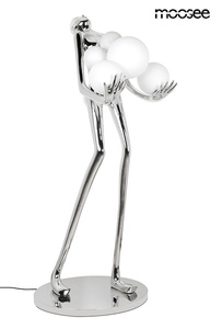 MOOSEE lampa podłogowa HUMAN SILVER       PREMIUM 180