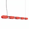 Lampa wisząca CHAIN 158 czerwona LED 3000K