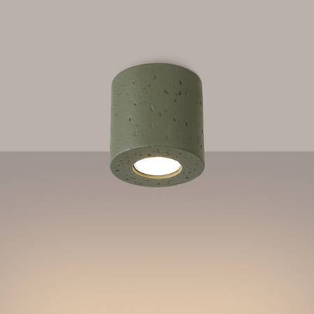Plafon ORBIS beton zielona oliwka