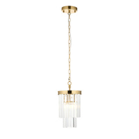 Conaston 1 Pendant Light Brushed Aged Brass