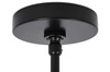 MOOSEE lampa wisząca PLANETARIO 10 czarna - klosze dymione