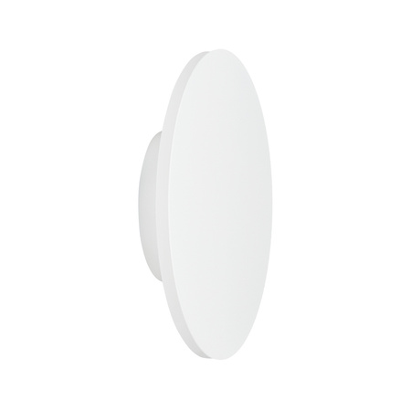 Lampa ścienna NYX 20 cm - LED okrągła, metalowa, biała